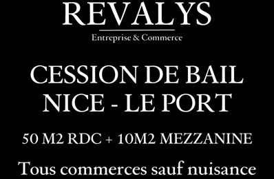 commerce  pièces 60 m2 à vendre à Nice (06300)