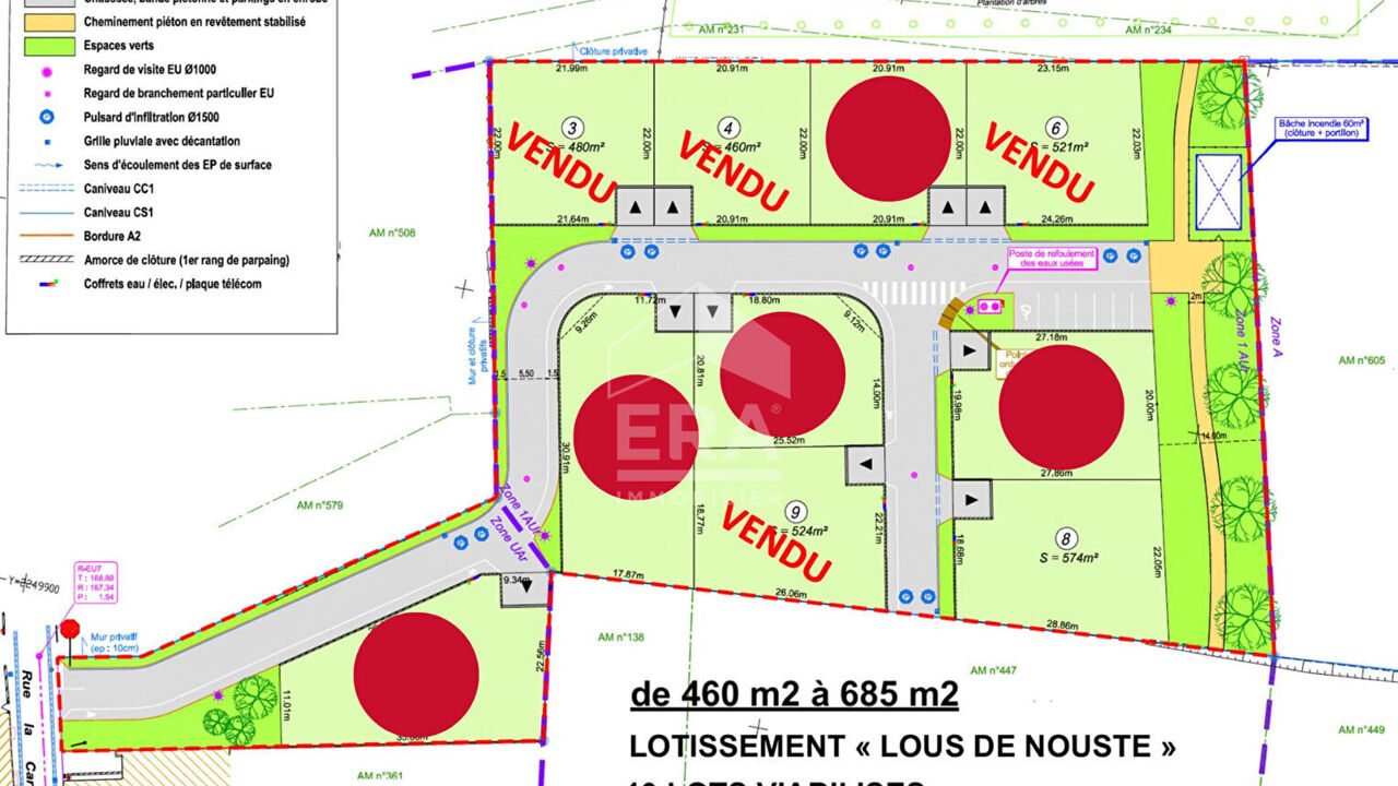 terrain  pièces 574 m2 à vendre à Bougarber (64230)