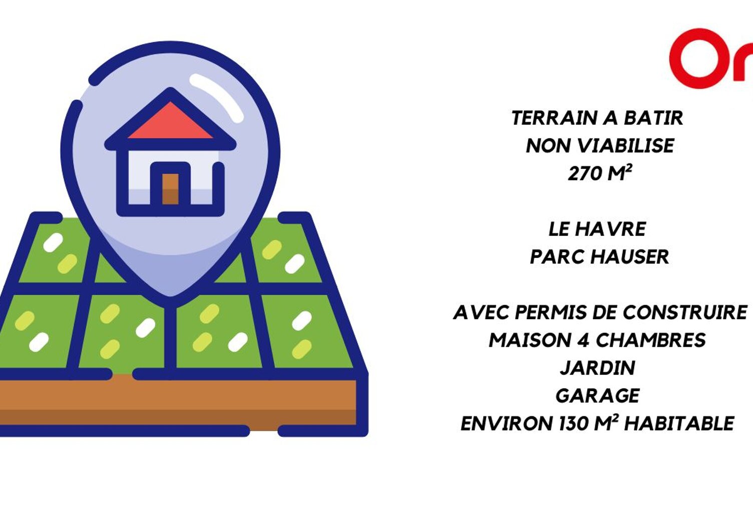 Le havre - Terrain à bâtir avec permis de construire - À Vendre — photo 1