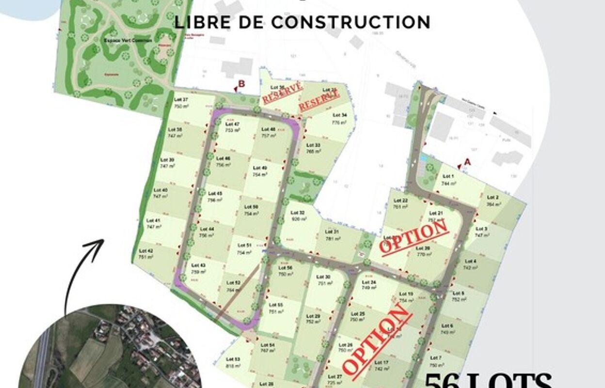 terrain  pièces 725 m2 à vendre à Castres (81100)