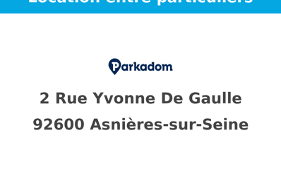 garage  pièces  m2 à louer à Asnières-sur-Seine (92600)