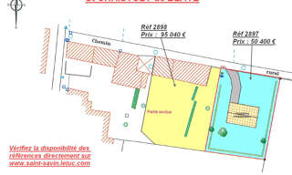 Terrain  733 m² à vendre à Saint-Christoly-de-Blaye (33920)