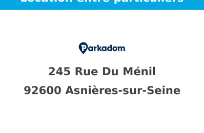 garage  pièces  m2 à louer à Asnières-sur-Seine (92600)