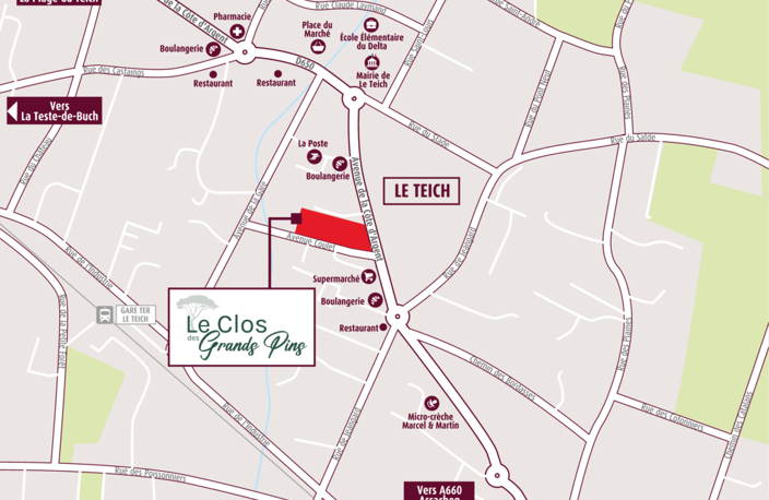 Vente programme neuf T1, T2, T3, T4 24 à 90 m² Le Teich (33470) — photo 5