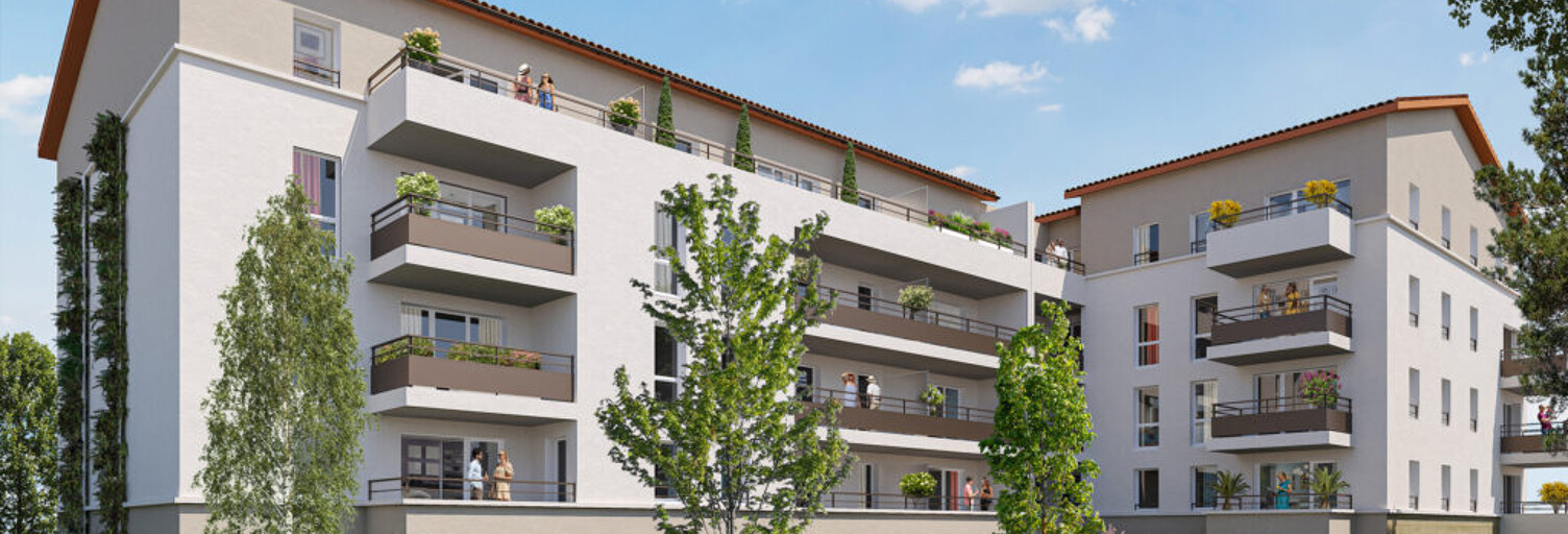 Appartement neuf T2, T3, T4, T5 Pièce 38 à 82 m² à vendre à Bourg-en-Bresse (01000)
