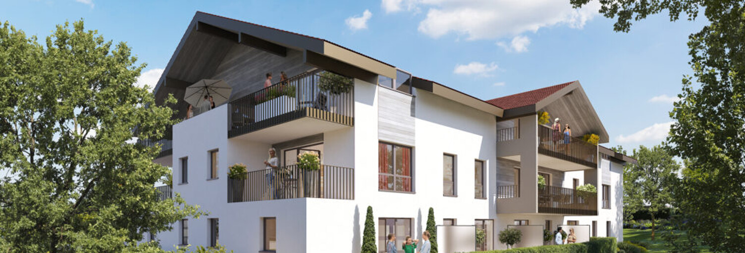 Appartement neuf T3, T4, T5 Pièce 72 à 114 m² à vendre à Neydens (74160)