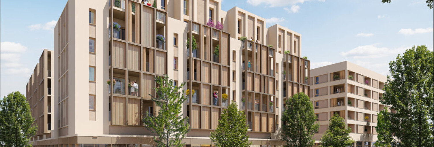 Appartement neuf T2, T3, T4, T5 Pièce 42 à 96 m² à vendre à Vaulx-en-Velin (69120)