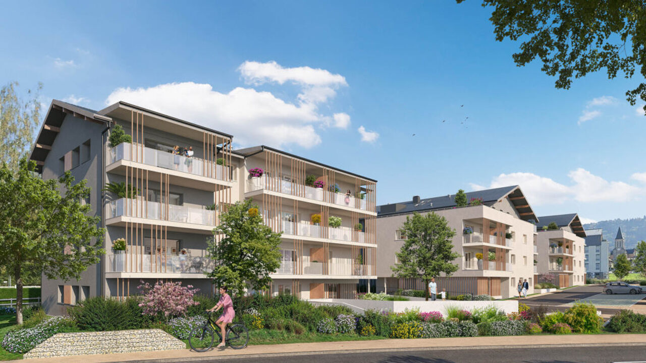 appartement neuf T2, T3 pièces 39 à 71 m2 à vendre à Bons-en-Chablais (74890)