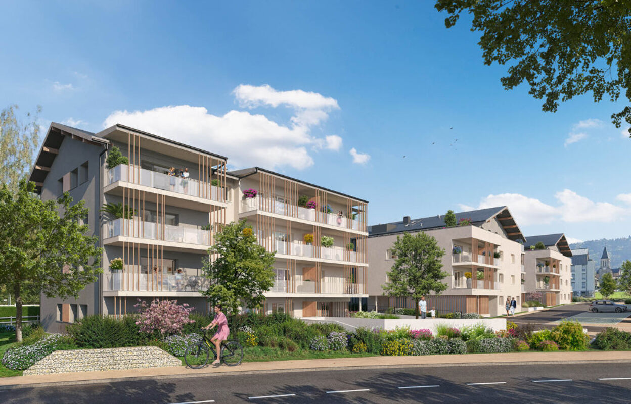 appartement neuf T2, T3 pièces 39 à 71 m2 à vendre à Bons-en-Chablais (74890)