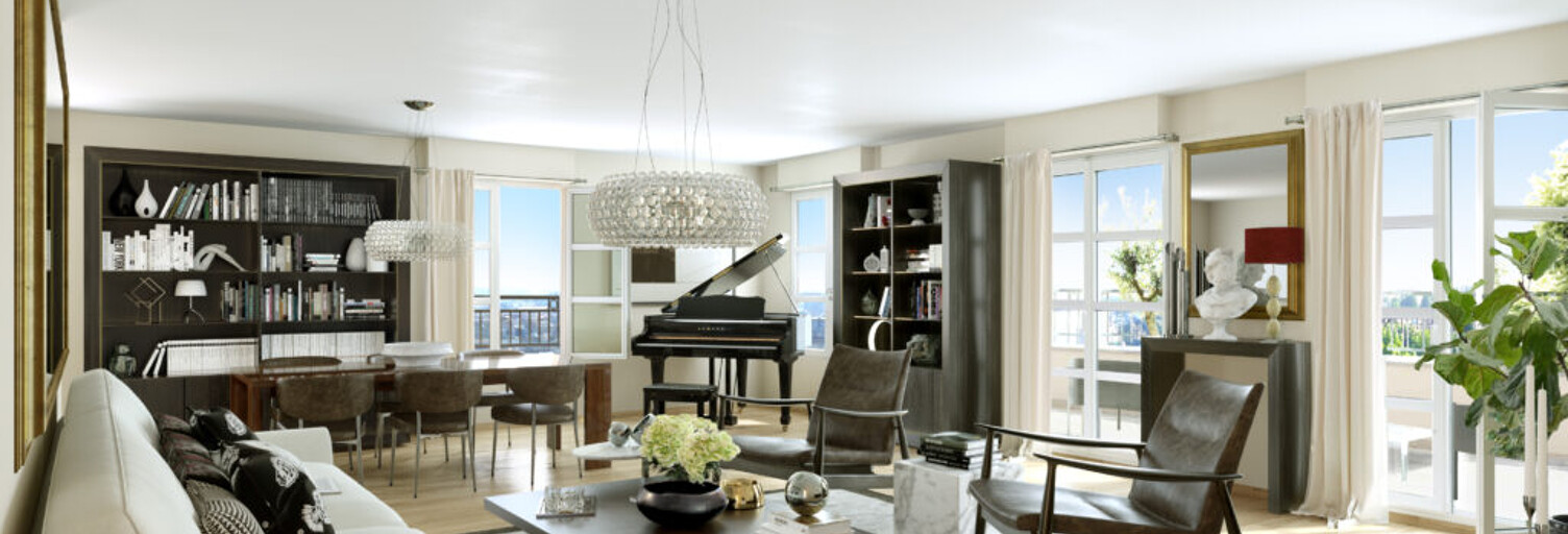 Appartement neuf T1, T2, T3 Pièce 27 à 63 m² à vendre à Issy-les-Moulineaux (92130)