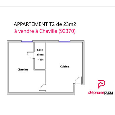 Appartement 2 pièces 23 m²