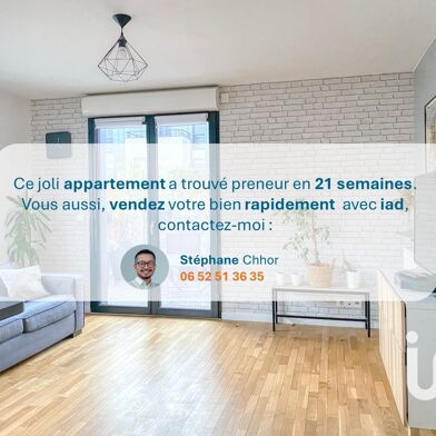 Appartement 3 pièces 61 m²