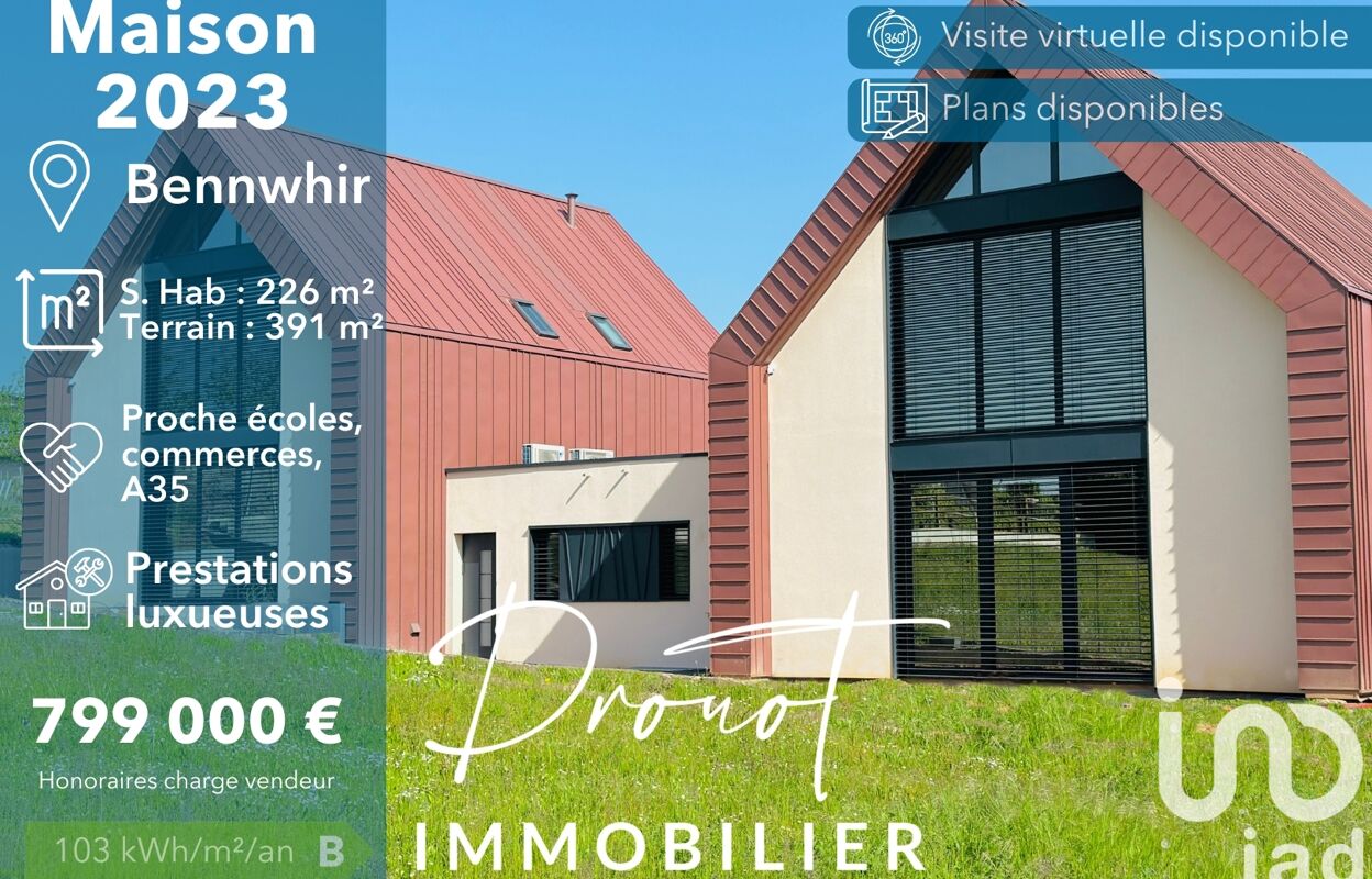 maison 8 pièces 226 m2 à vendre à Bennwihr (68630)