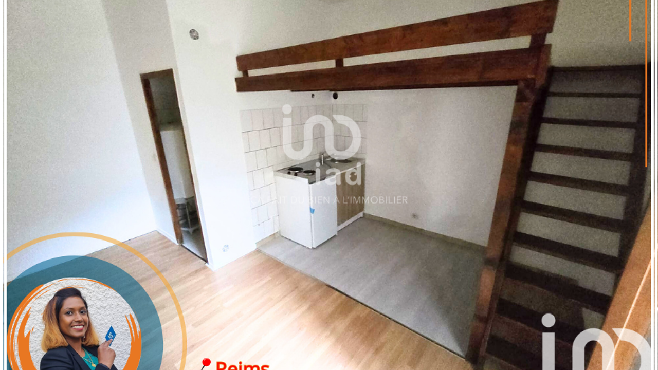 appartement 1 pièces 17 m2 à vendre à Reims (51100)