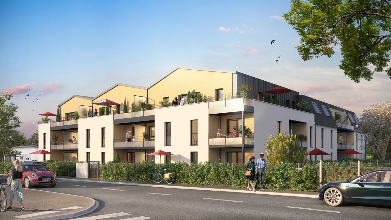 appartement neuf T3, T4 pièces 58 à 87 m2 à vendre à Mont-Saint-Aignan (76130)