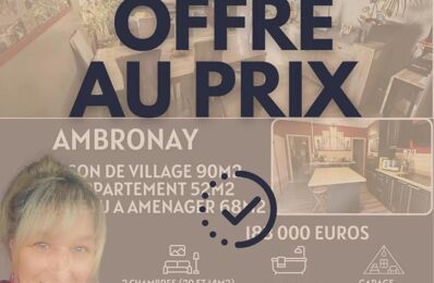 vente maison 183 000 € à proximité de Ambérieu-en-Bugey (01500)