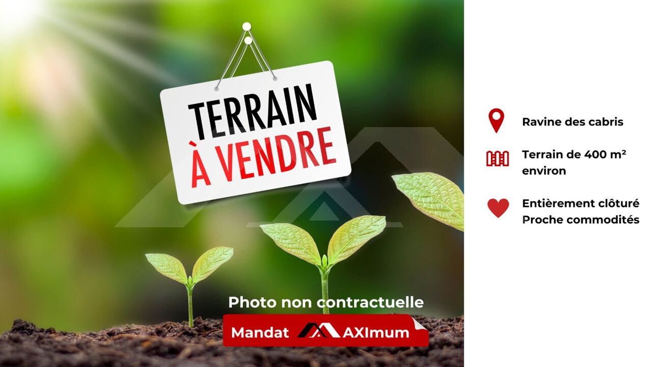 terrain  pièces 400 m2 à vendre à Saint-Pierre (97410)