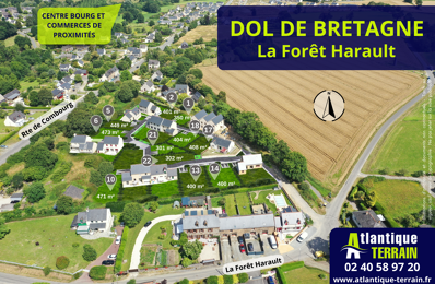 vente terrain 44 000 € à proximité de Pleugueneuc (35720)