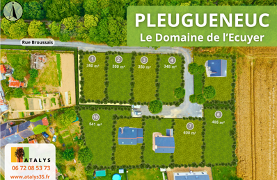 vente terrain 52 000 € à proximité de Pleugueneuc (35720)