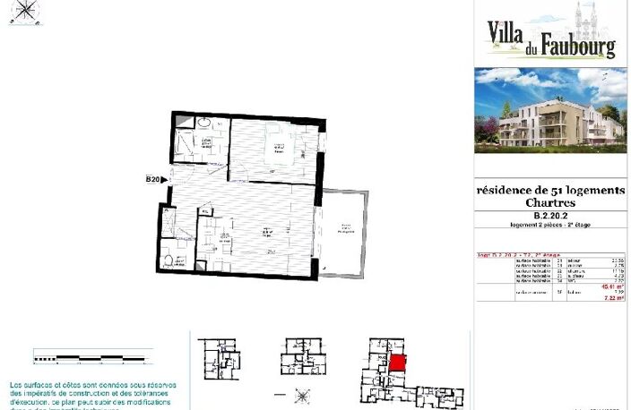 A LOUER - Appartement meublé 2 pièces — photo 2