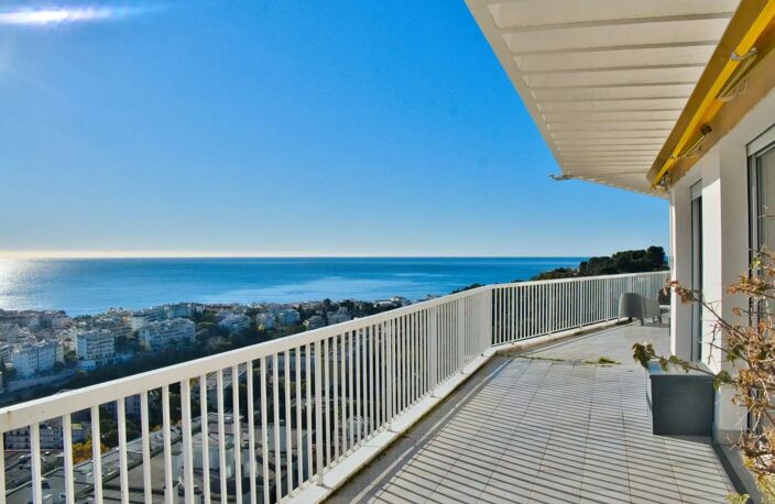 Parc Impérial - Vente - dernier étage - 4 pièces - terrasses- vue mer — photo 3