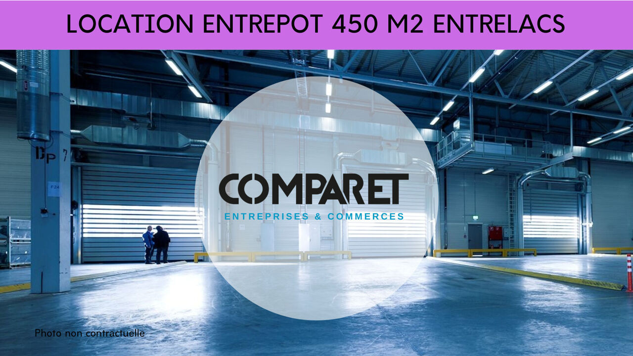 commerce  pièces 450 m2 à louer à Entrelacs (73410)