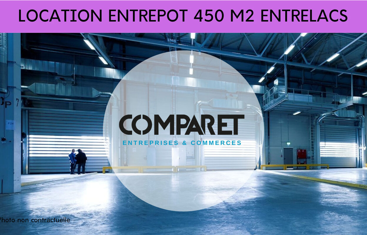 commerce  pièces 450 m2 à louer à Entrelacs (73410)