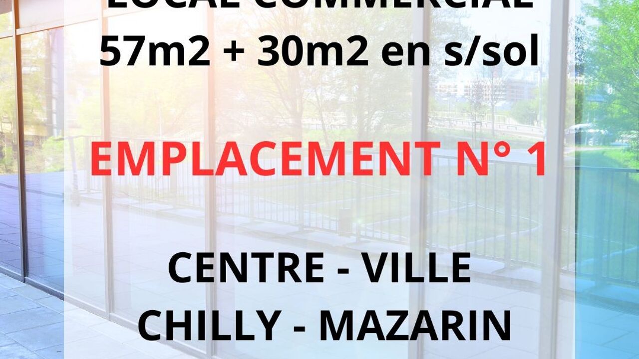 commerce  pièces 57 m2 à vendre à Chilly-Mazarin (91380)