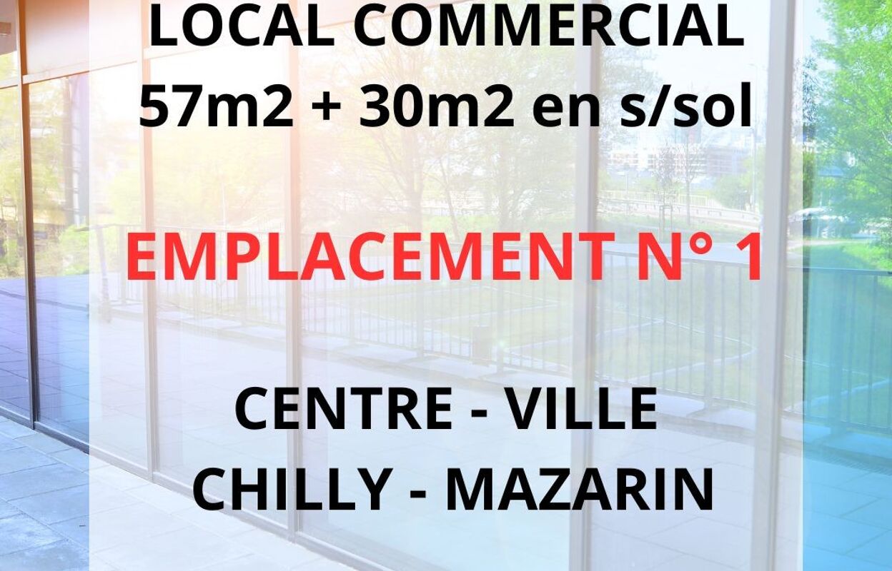 commerce  pièces 57 m2 à vendre à Chilly-Mazarin (91380)