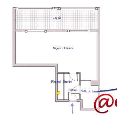 Appartement 1 pièce 39 m²