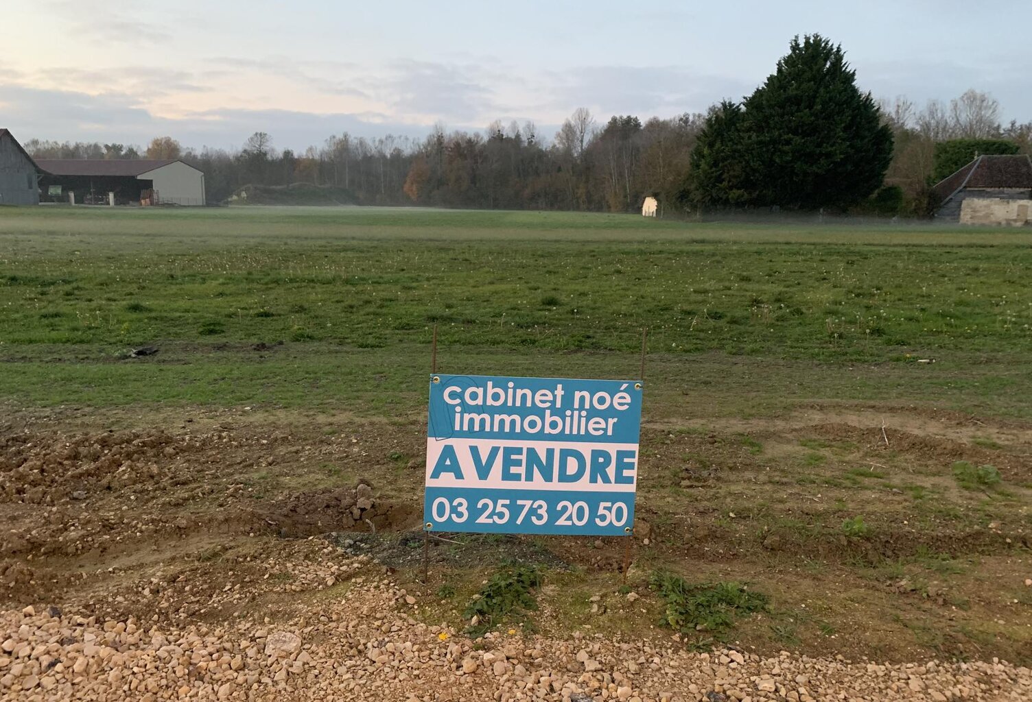 Vente terrain  600 m² Villechétif (10410) — photo 1