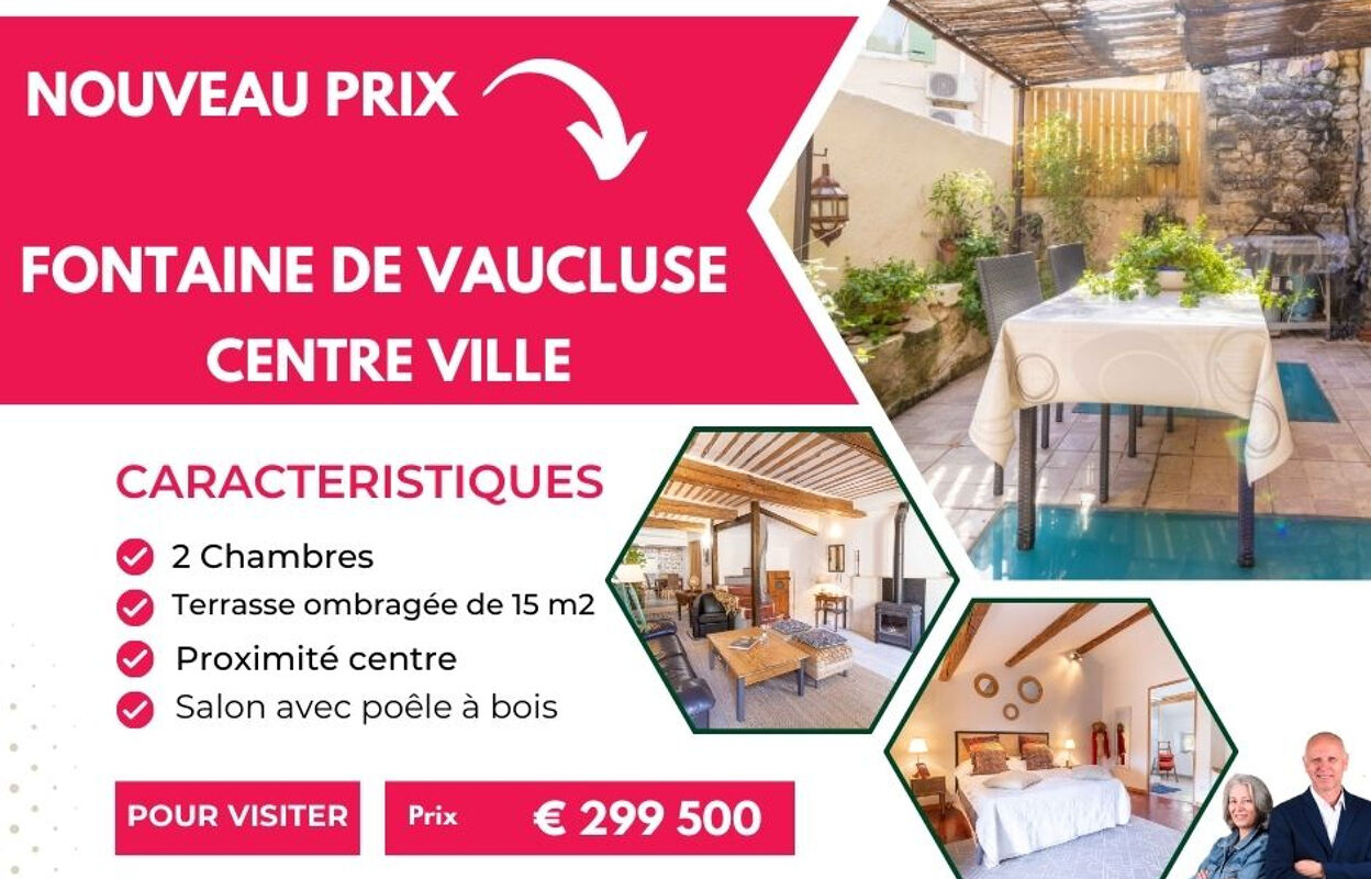 maison 4 pièces 97 m2 à vendre à Fontaine-de-Vaucluse (84800)