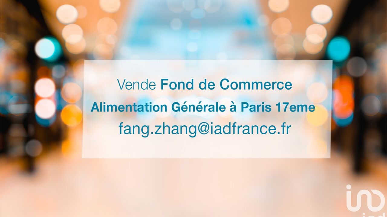 commerce  pièces 60 m2 à vendre à Paris 17 (75017)