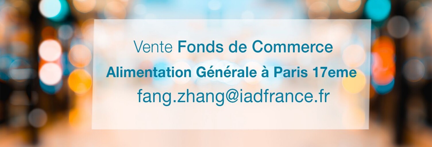 Commerce  50 m² à vendre à Paris 17 (75017)