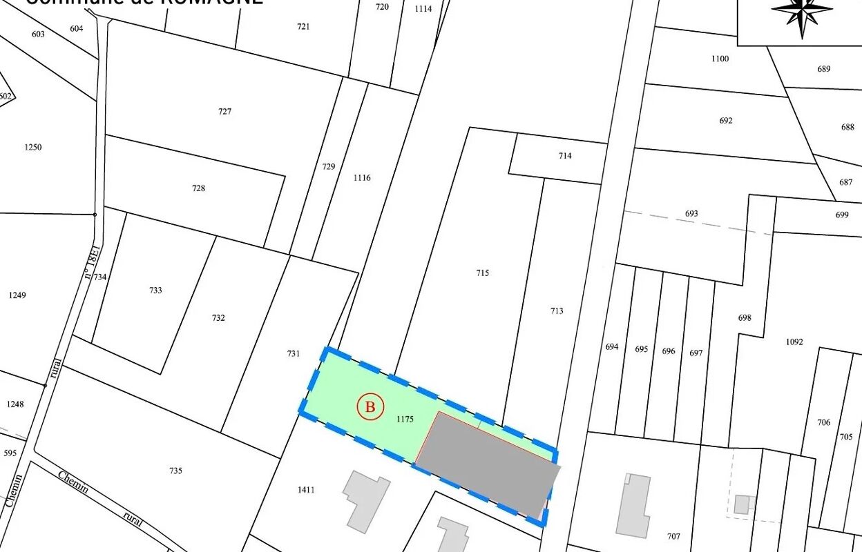 terrain  pièces 1200 m2 à vendre à Romagne (33760)