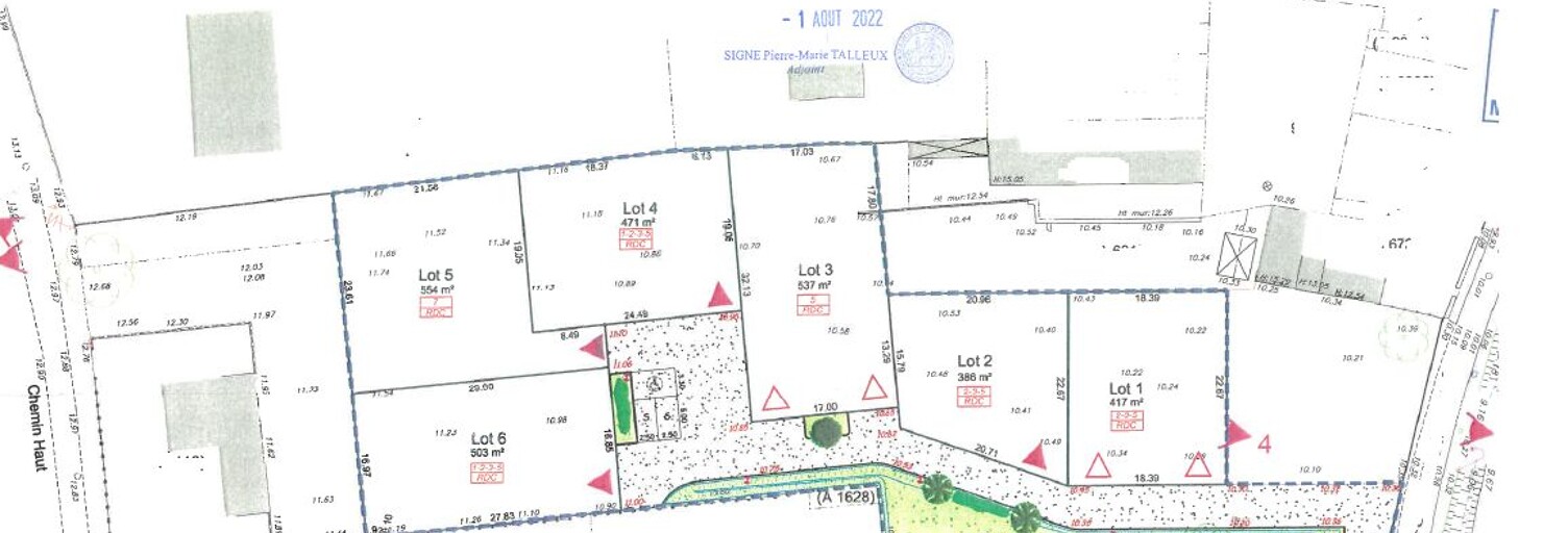 Terrain  537 m² à vendre à Vérines (17540)