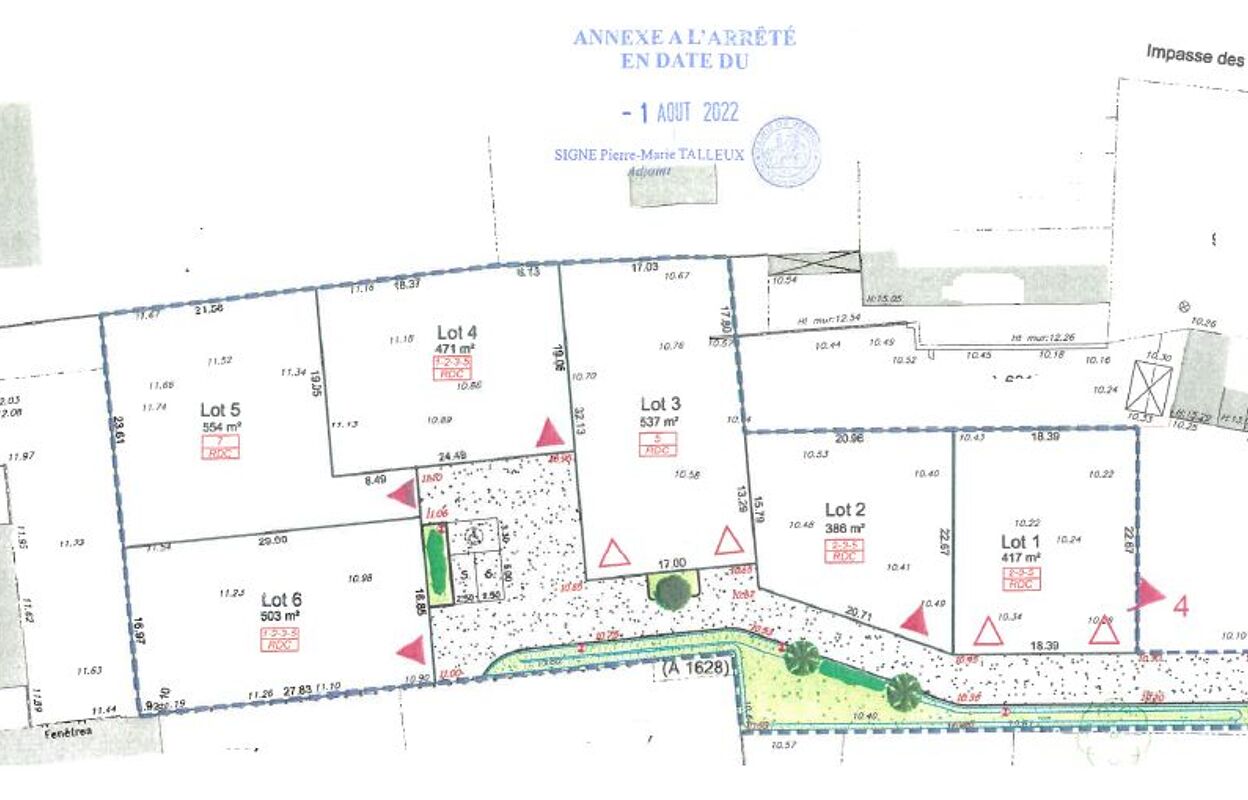 terrain  pièces 554 m2 à vendre à Vérines (17540)