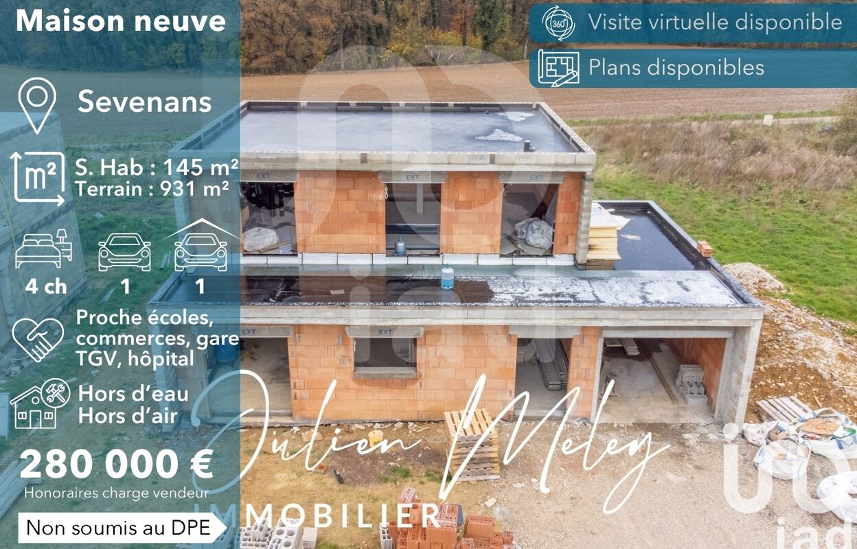 maison 6 pièces 145 m2 à vendre à Sevenans (90400)