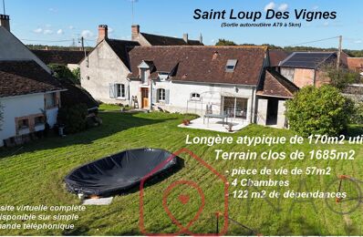 maison 6 pièces 170 m2 à vendre à Saint-Loup-des-Vignes (45340)