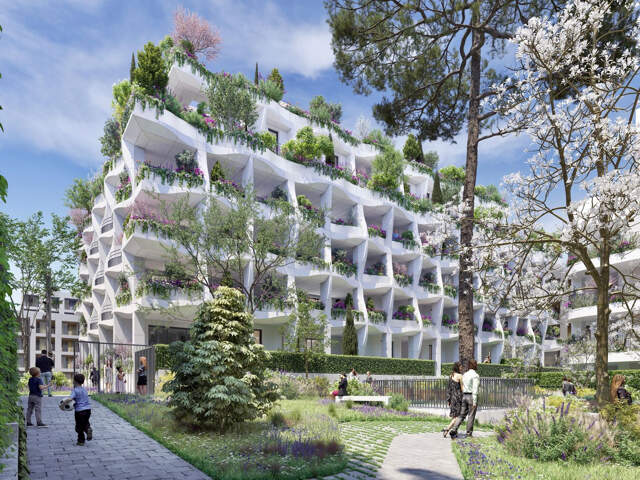 Appartement neuf T5 à Montpellier, ZAC CITE CREATIVE. — photo du bien