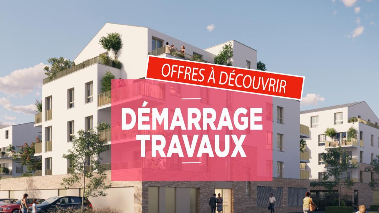 appartement neuf T2, T3, T4 pièces 46 à 80 m2 à vendre à Grigny (91350)