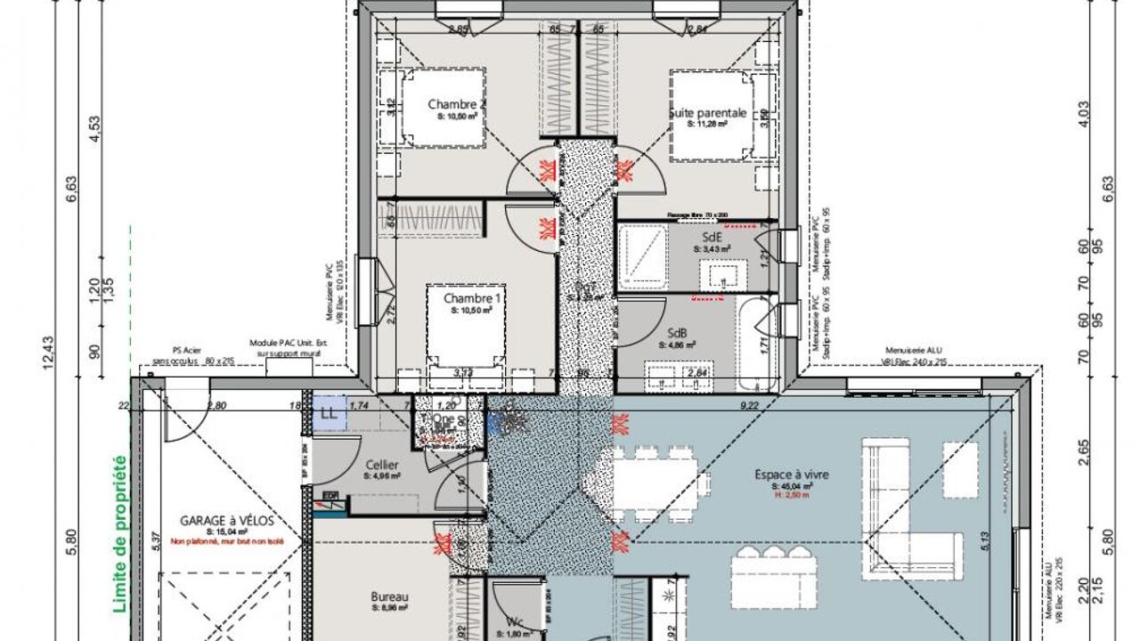 maison 106 m2 à construire à Le Pian-Médoc (33290)