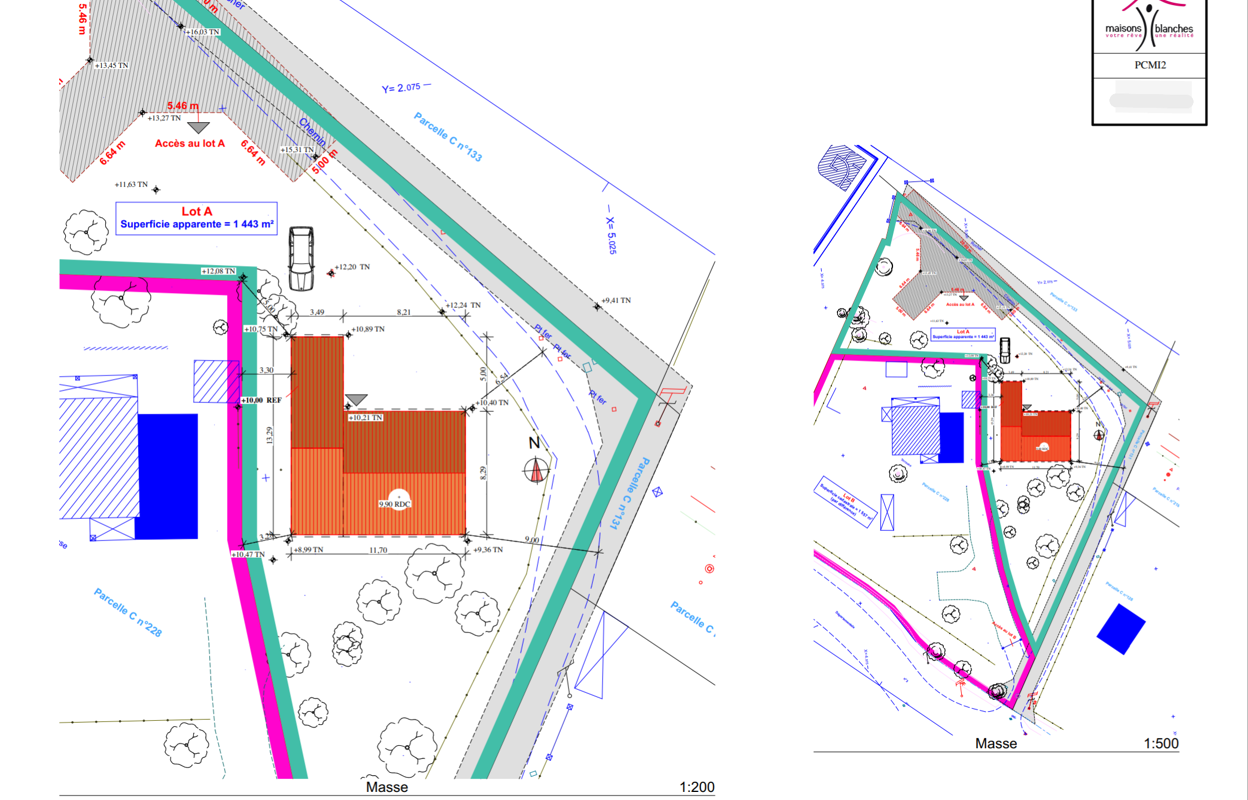 terrain 1300 m2 à construire à Saint-Maximin-la-Sainte-Baume (83470)