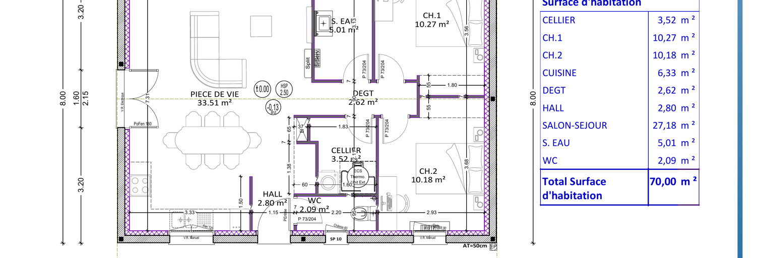 Maison 70 m² à construire Laluque (40465)