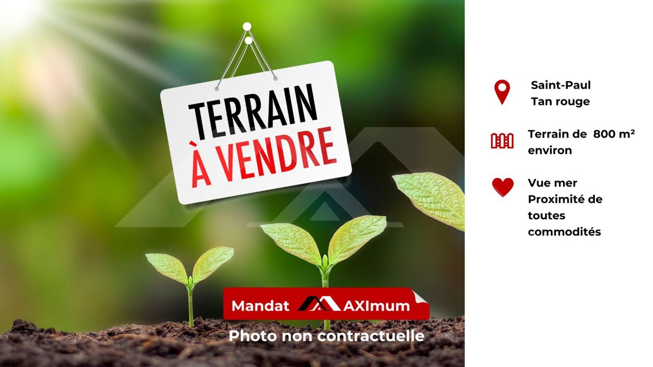 terrain  pièces 800 m2 à vendre à Saint-Paul (97434)