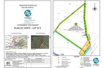 vente terrain 45 000 € à proximité de Lacour-d'Arcenay (21210)