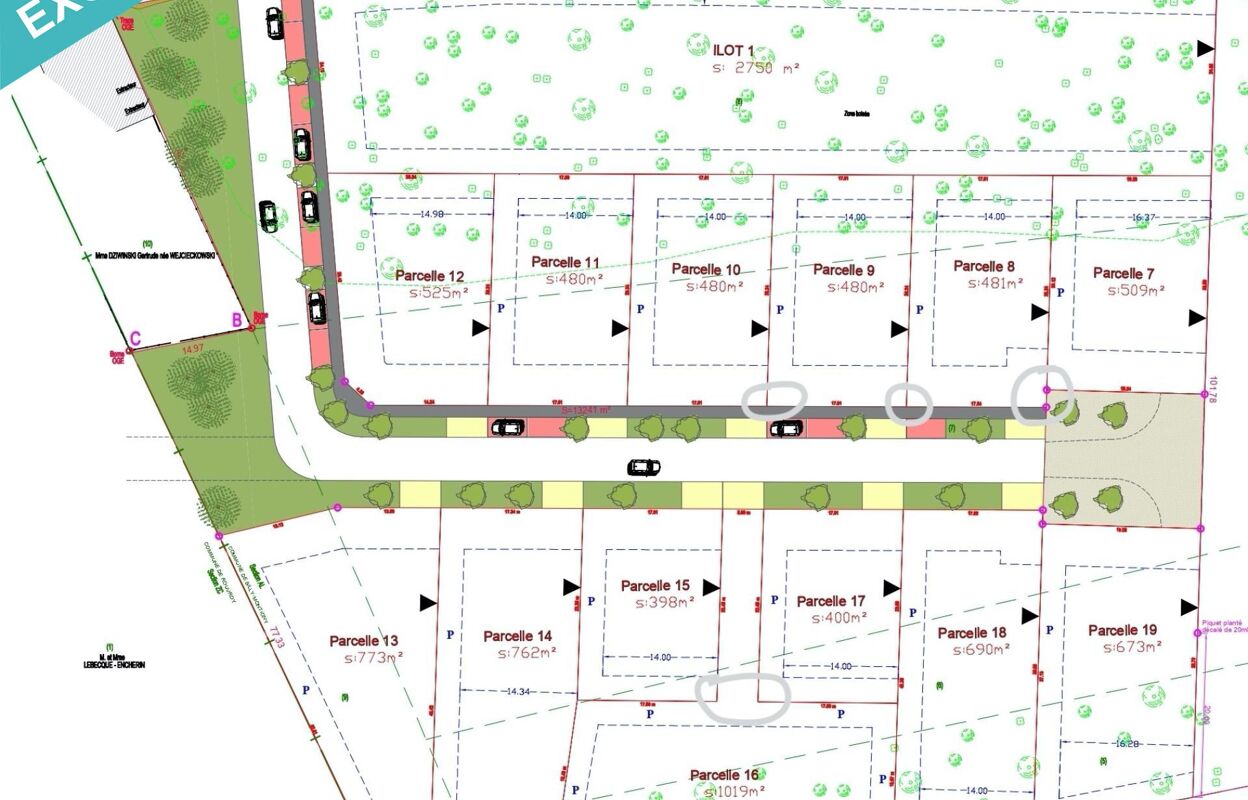 terrain  pièces 1030 m2 à vendre à Billy-Montigny (62420)