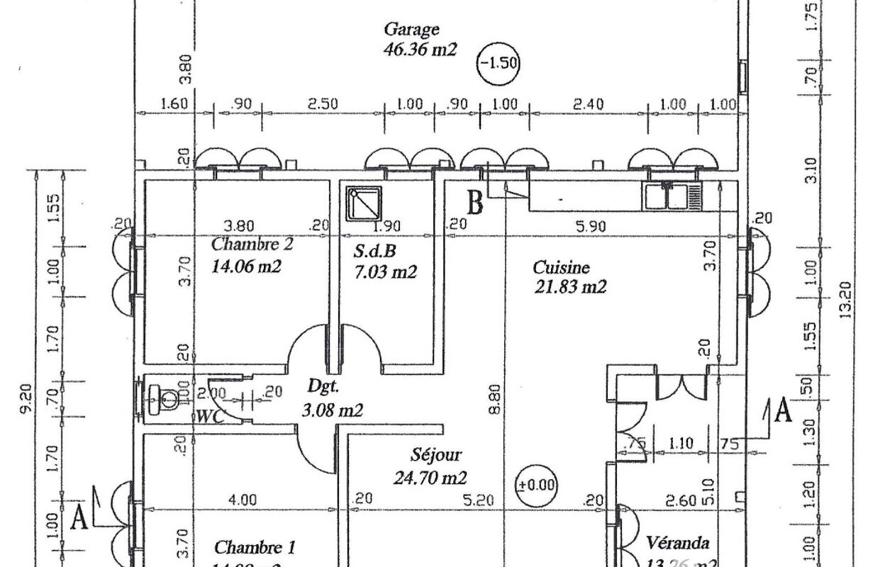 maison 4 pièces 99 m2 à vendre à Saint-Benoît (97470)