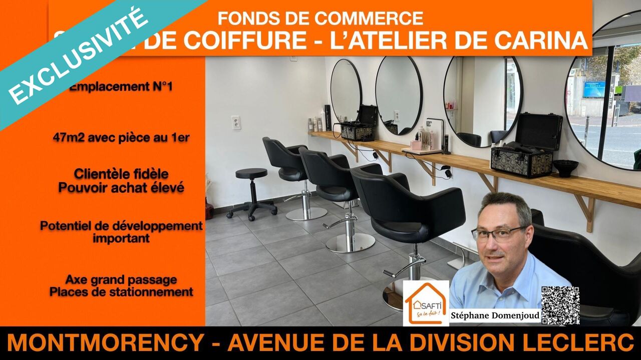 commerce 2 pièces 47 m2 à vendre à Montmorency (95160)