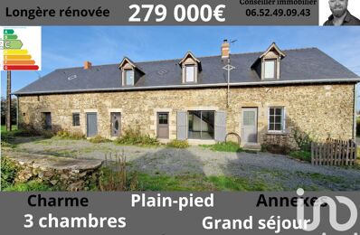 vente maison 279 000 € à proximité de Couptrain (53250)